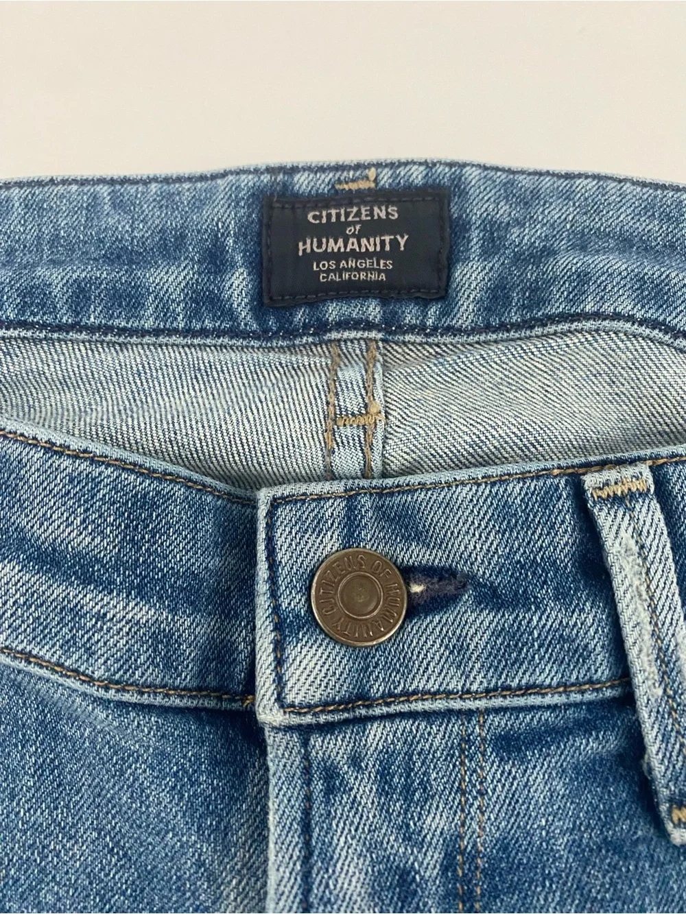 Citizens of Humanity Racer Low Rise Skinny Jeans light Wash Size 28